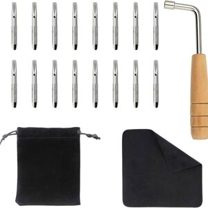 Unbranded 16 PCS Tuning Pin with L-shape Wrench Gooseneck Hamm...