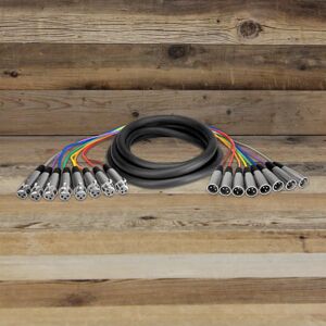 Hosa Open Box XLR-803 10-foot 8-Channel XLR Balanced Snake XLR...