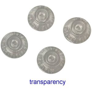 Big River Hardware Speed Volume Tone Control Knobs - transparent