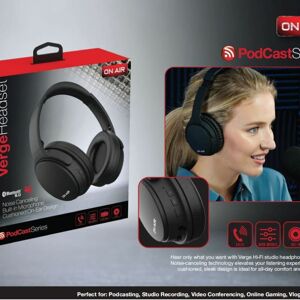 Tzumi Tzumi On Air Verge Headset with Built-in Mic