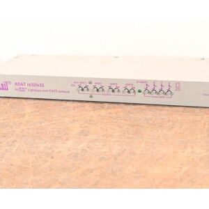 AudioRail AudioRail ADAT rx32tx32 4x Lightpipe Over CAT5 Netw...