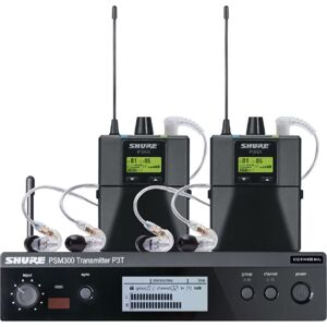 Shure PSM300 Pro Dual Wireless In Ear Monitor System with Two ...