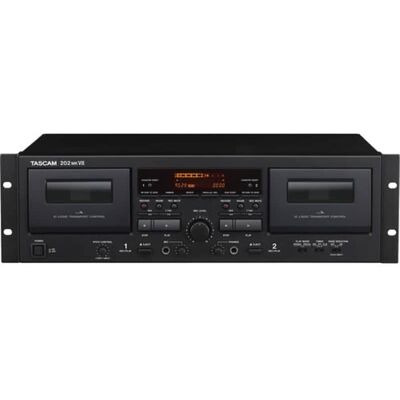 TASCAM of America Tascam 202mkvii Double Cassette Deck TASCAM of America Tascam 202mkvii Double Cassette Deck