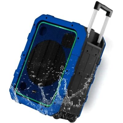 Gemini Gemini MPA-2400 Portable Trolley Speaker with Weather P... Gemini Gemini MPA-2400 Portable Trolley Speaker with Weather P...