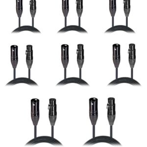 ProX 10x XC-MIC25 25Ft Balanced XLR-F to XLR-M High Performanc...