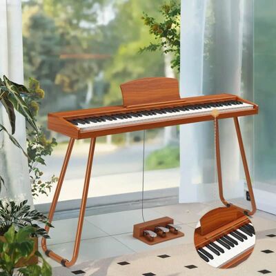 Unbranded 88 Key Semi-Weighted Home Piano With Stand Triple Pe... Unbranded 88 Key Semi-Weighted Home Piano With Stand Triple Pe...