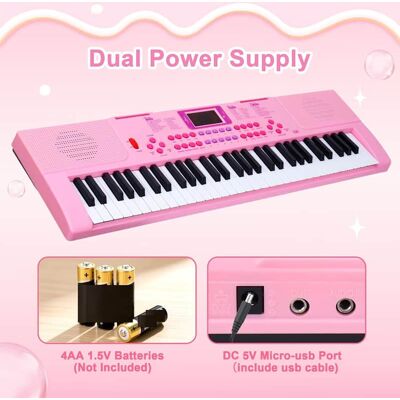 Unbranded Kids Keyboard Piano, 61 Light-up Key Electric Piano ... Unbranded Kids Keyboard Piano, 61 Light-up Key Electric Piano ...