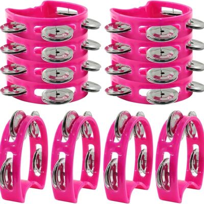 Unbranded 12 Pcs Plastic Percussion Tambourine, Small Handheld... Unbranded 12 Pcs Plastic Percussion Tambourine, Small Handheld...