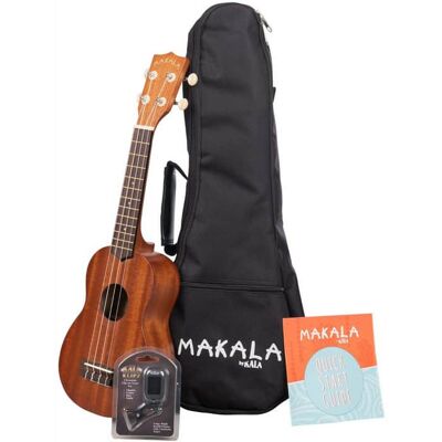 Kala Kala Makala Soprano 4-String Ukulele Pack Kala Kala Makala Soprano 4-String Ukulele Pack