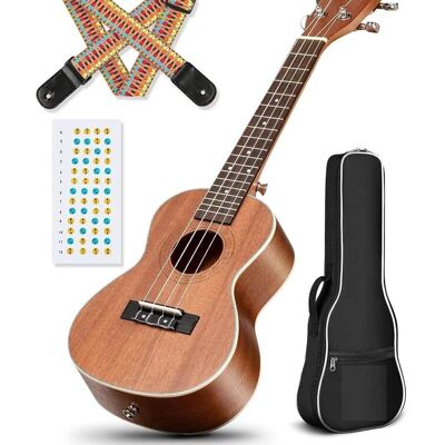Unbranded Concert Ukulele Kit Beginner Starter 23 Inch with Gi... Unbranded Concert Ukulele Kit Beginner Starter 23 Inch with Gi...
