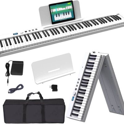 Unbranded Folding Piano Keyboard 88 Key, Portable Piano Keyboa... Unbranded Folding Piano Keyboard 88 Key, Portable Piano Keyboa...