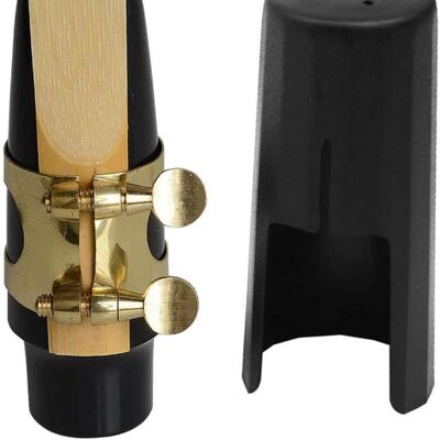 Unbranded Soprano Sax Saxophone Mouthpiece with One Reed Golde... Unbranded Soprano Sax Saxophone Mouthpiece with One Reed Golde...