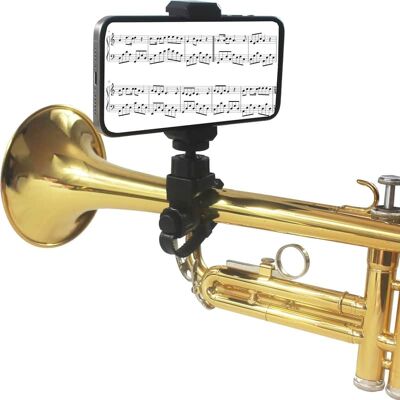 Unbranded Adjustable Trumpet Phone Lyre Clip Marching Band 360... Unbranded Adjustable Trumpet Phone Lyre Clip Marching Band 360...
