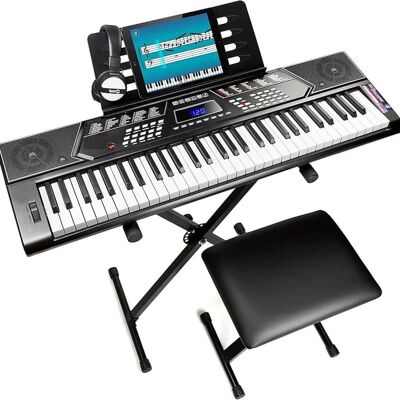 Unbranded 61 Key Keyboard Piano Stand With Pitch Bend Kit, Pia... Unbranded 61 Key Keyboard Piano Stand With Pitch Bend Kit, Pia...