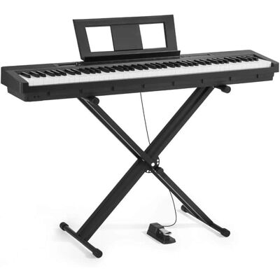 Unbranded 88-Key Weighted Digital Piano with 280 Tones and Adj... Unbranded 88-Key Weighted Digital Piano with 280 Tones and Adj...