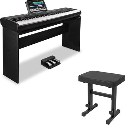 Unbranded 88 Keys Weighted Keyboard with Stand, Sustain Pedal ... Unbranded 88 Keys Weighted Keyboard with Stand, Sustain Pedal ...