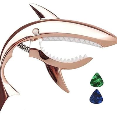 Unbranded Zinc Alloy Guitar Capo Shark Capo for Acoustic and E... Unbranded Zinc Alloy Guitar Capo Shark Capo for Acoustic and E...