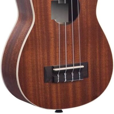 Unbranded Satin Mahogany Soprano Ukulele with White Binding (B... Unbranded Satin Mahogany Soprano Ukulele with White Binding (B...