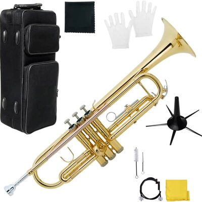 Unbranded Bb Trumpet Set, Rose Brass Leadpipe Standard for B... Unbranded Bb Trumpet Set, Rose Brass Leadpipe Standard for B...