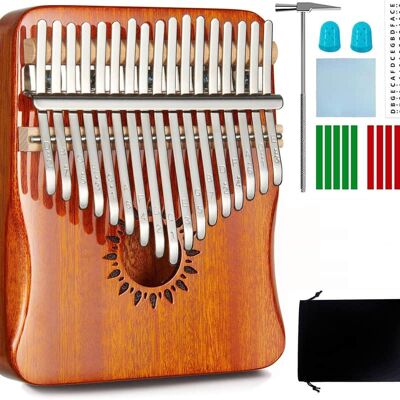 Unbranded Kalimba Thumb Piano, Portable 17 Keys Mbira Finger P... Unbranded Kalimba Thumb Piano, Portable 17 Keys Mbira Finger P...