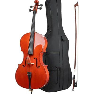Unbranded 4/4 Full Size Cello, Beginner Cello 4/4, Acoustic Ce... Unbranded 4/4 Full Size Cello, Beginner Cello 4/4, Acoustic Ce...