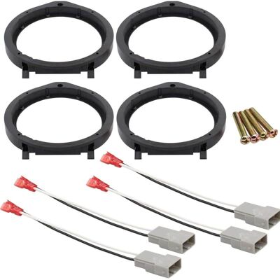 Absolute USA Absolute Car Stereo Door Speaker Adapter Mountin... Absolute USA Absolute Car Stereo Door Speaker Adapter Mountin...