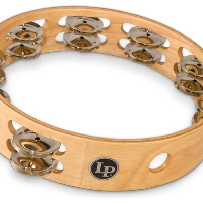 Latin Percussion LP380B LP Double Row Tambourine 10-inch Latin Percussion LP380B LP Double Row Tambourine 10-inch