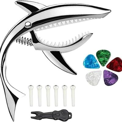 Unbranded Shark Guitar Capo for Electric Acoustic Classical Gu... Unbranded Shark Guitar Capo for Electric Acoustic Classical Gu...