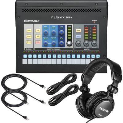 Unknown PreSonus EarMix 16M AVB Personal Monitor Mixer, Tascam... Unknown PreSonus EarMix 16M AVB Personal Monitor Mixer, Tascam...