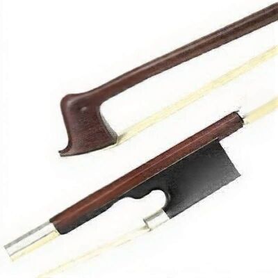 Unbranded Violin Bow Brazilwood with Ebony 4/4 - Size Unbranded Violin Bow Brazilwood with Ebony 4/4 - Size