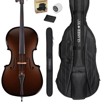 2020s Glasser Carbon Composite Acoustic Cello 3/4 Size Outfit 2020s Glasser Carbon Composite Acoustic Cello 3/4 Size Outfit
