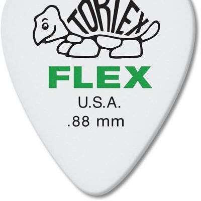Dunlop Jim Dunlop Tortex Flex Standard Pick, .88(72bg) Dunlop Jim Dunlop Tortex Flex Standard Pick, .88(72bg)