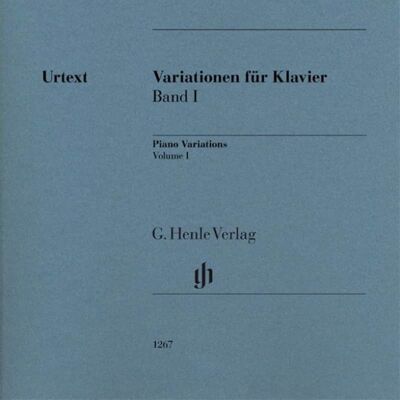 2017 G. Henle Verlag Beethoven "Piano Variations Volume I" 2017 G. Henle Verlag Beethoven "Piano Variations Volume I"