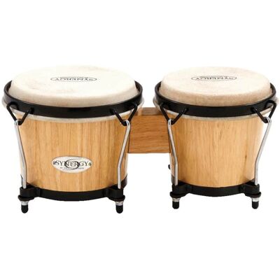 Toca Percussion Toca Toca Synergy Wood Bongos Natural Toca Percussion Toca Toca Synergy Wood Bongos Natural