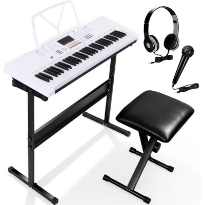 Unbranded 61 Key Electronic Keyboard Piano Organ w/ Microphone... Unbranded 61 Key Electronic Keyboard Piano Organ w/ Microphone...