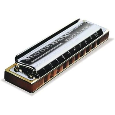 Hohner Marine Band Deluxe - Diatonic Harmonicas Key C, Key C,... Hohner Marine Band Deluxe - Diatonic Harmonicas Key C, Key C,...