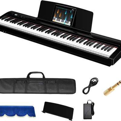 Unbranded 88 Key Weighted Keyboard with 2 * 25W Stereo Speaker... Unbranded 88 Key Weighted Keyboard with 2 * 25W Stereo Speaker...
