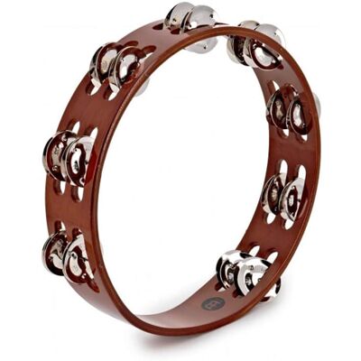 Meinl MEINL TAMBOURINE DOUBLE ROW - BROWN TA2AB Meinl MEINL TAMBOURINE DOUBLE ROW - BROWN TA2AB