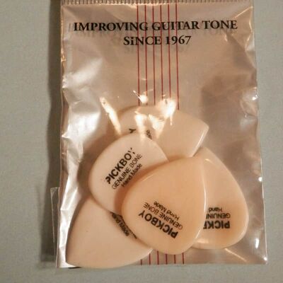 Pickboy Exotic Handmade Bone Pick Pack of 5 PB-EX-BNP Pickboy Exotic Handmade Bone Pick Pack of 5 PB-EX-BNP