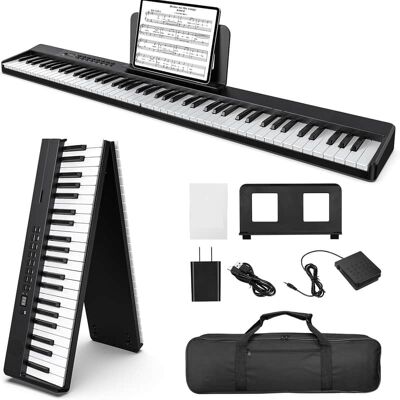 Unbranded Portable Piano Keyboard for Beginners 88 Keys Foldin... Unbranded Portable Piano Keyboard for Beginners 88 Keys Foldin...