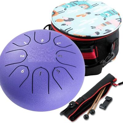 Unbranded Steel Tongue Drum for Kids: 8 Notes 6 Inches Key of ... Unbranded Steel Tongue Drum for Kids: 8 Notes 6 Inches Key of ...