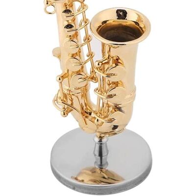 Unbranded Saxophone Miniature,Miniature Tenor Saxophone with S... Unbranded Saxophone Miniature,Miniature Tenor Saxophone with S...