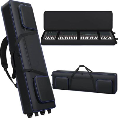 Unbranded 88 Key Keyboard Case with Wheels (53"x14.5"x7"), 88 ... Unbranded 88 Key Keyboard Case with Wheels (53"x14.5"x7"), 88 ...