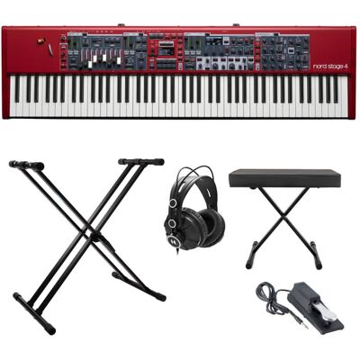 Nord Nord Stage 4 88 88-Key Fully-Weighted Keyboard Bundle wit... Nord Nord Stage 4 88 88-Key Fully-Weighted Keyboard Bundle wit...