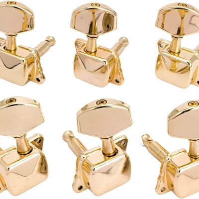Unbranded 3L+3R Semi-Closed Guitar Tuners String Tuning Pegs K... Unbranded 3L+3R Semi-Closed Guitar Tuners String Tuning Pegs K...