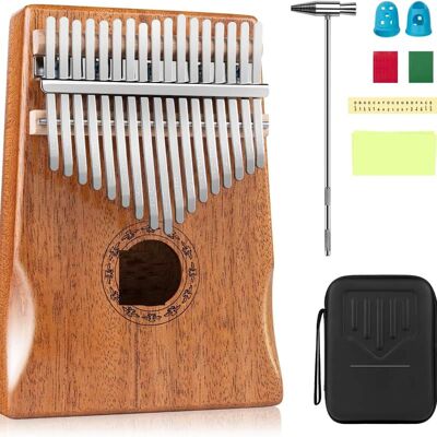 Unbranded Kalimba 17 Keys Thumb Piano, Mbira Finger Piano with... Unbranded Kalimba 17 Keys Thumb Piano, Mbira Finger Piano with...