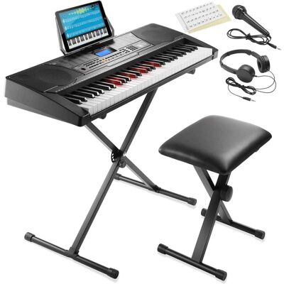 Unbranded 61-Key Digital Keyboard w/ Light Up Keys - Electroni... Unbranded 61-Key Digital Keyboard w/ Light Up Keys - Electroni...