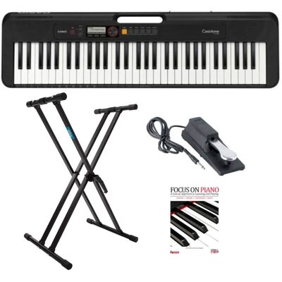 Casio Casio Casiotone 61-Key Portable Keyboard (Black) Bundle ... Casio Casio Casiotone 61-Key Portable Keyboard (Black) Bundle ...