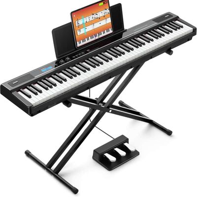 Unbranded 88-Key Digital Piano Keyboard - Semi Weighted Electr... Unbranded 88-Key Digital Piano Keyboard - Semi Weighted Electr...