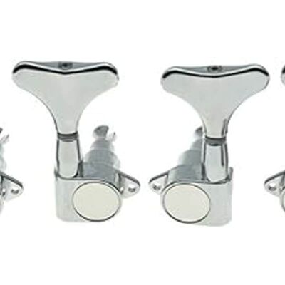 Unbranded Chrome 2+3 Sealed Bass Tuners 2L3R Tuning Keys Pegs ... Unbranded Chrome 2+3 Sealed Bass Tuners 2L3R Tuning Keys Pegs ...
